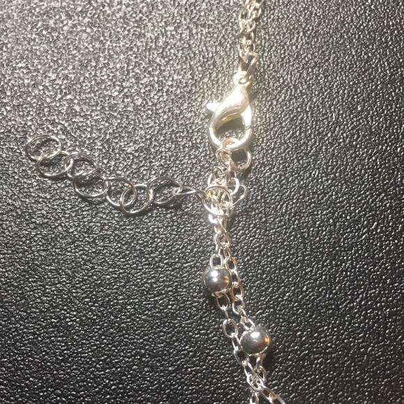 Silver Tone Faux Pearl & Infinity Anklet - Picture 3 of 7
